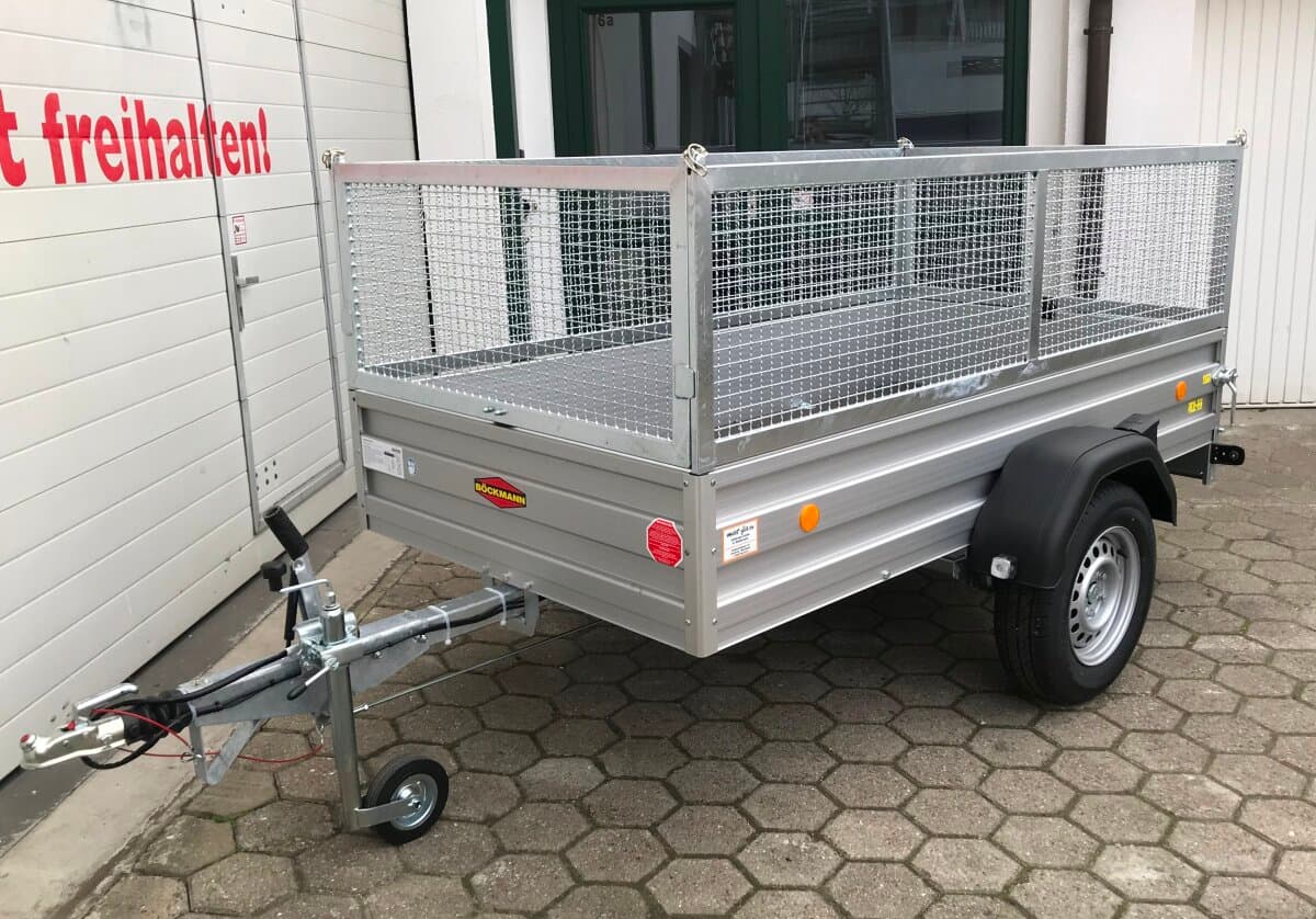 Böckmann Kastenanhänger mit Gitteraufsatz